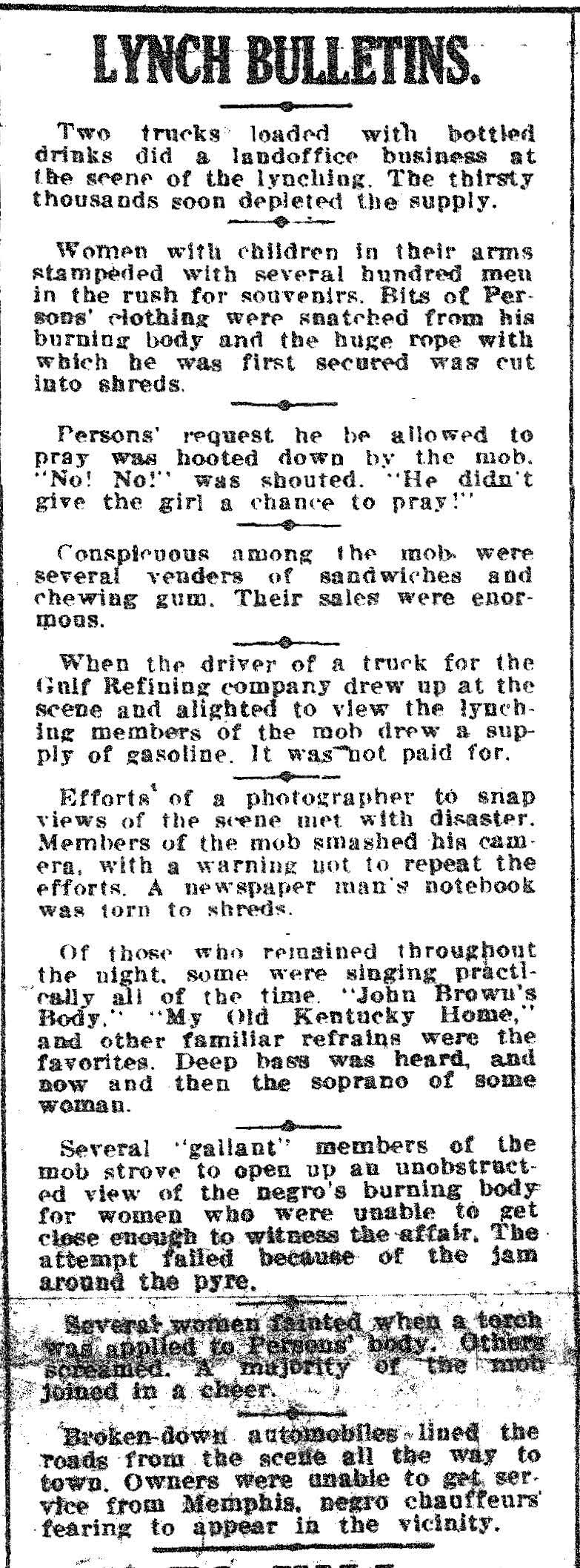 News Scimitar, 5/22/1917 (Lynch bulletins)
